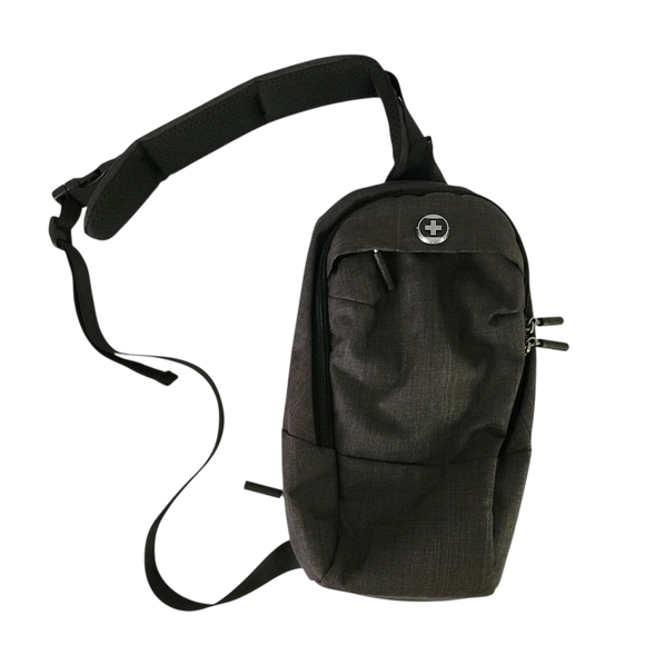 Swissdigital Crossbody Sling Event Backpack grey - Picture 1 of 10
